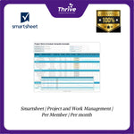 Load image into Gallery viewer, Smartsheet | Project and Work Management | Per Member | Per month
