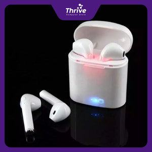 HEADSET BLUETOOTH i7 DOBLE KANAN KIRI WIRELESS - TWS