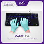 Load image into Gallery viewer, ET AquaTouch Wired Pro 107 - Waterproof Industrial Keyboard
