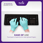 Load image into Gallery viewer, ET AquaTouch Wireless Pro 107 - Waterproof Industrial Keyboard
