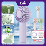 Load image into Gallery viewer, KIPAS ANGIN MINI kipas GENGGAM Cute Kipas Lipat PORTABLE Mini Fan 3000mAh