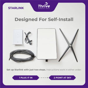 STARLINK - Standard Internet Kit Dual WiFi System - Antenna & Wifi Router Kit - SPACEX