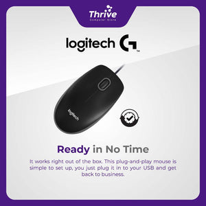 Mouse Logitech B100 - Mouse Optical USB