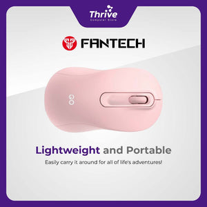 Mouse Wireless Office - Go Series W608 2.4Ghz 1200DPI (Pink) - Fantech
