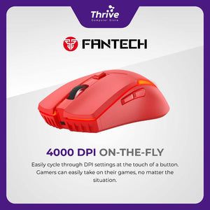 Wireless Mouse Gaming - Fantech Venom II WGC2 (Red)