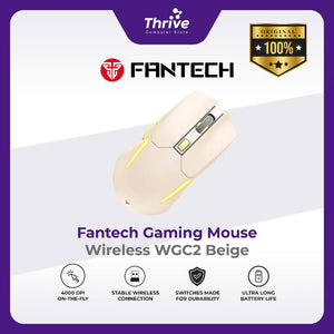 Wireless Mouse Gaming - Fantech Venom II WGC2 (Beige)