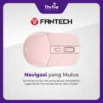 Load image into Gallery viewer, Mouse Wireless Office - Go Series W605 (Pink) - Fantech
