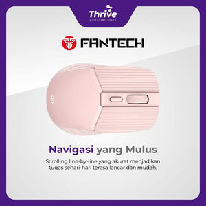 Mouse Wireless Office - Go Series W605 (Pink) - Fantech
