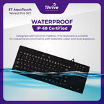 Load image into Gallery viewer, ET AquaTouch Wired Pro 107 - Waterproof Industrial Keyboard
