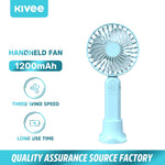 Load image into Gallery viewer, KIVEE Kipas Angin Mini Portable 1200 mAh 3-Speed Super Angin Rechargeable Micro Multifungsi