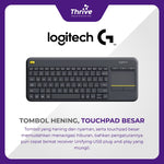 Load image into Gallery viewer, Keyboard Logitech K400 Plus - Logitech K400 Plus Keyboard Wireless dengan Touchpad
