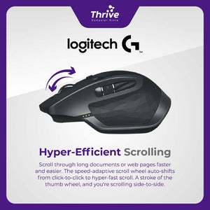 Mouse Logitech MX Master 3S Performance - Mouse Wireless Bluetooth Quiet Click  (Graphite)