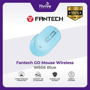 Mouse Wireless Office - Go Series W606 (Blue) 1600DPI - Fantech