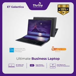 Laptop untuk Bisnis - ET Galactica i7 32GB RAM 1TB SSD - Ultimate Business Laptop