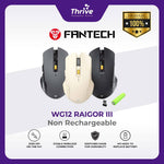 Load image into Gallery viewer, Wireless Gaming Mouse - Fantech Raigor III WG12 Baterai AA Non Rechargeable (Black)
