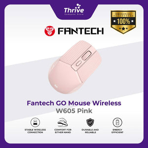 Mouse Wireless Office - Go Series W605 (Pink) - Fantech