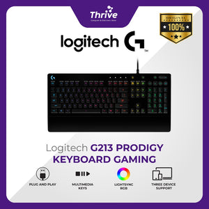 Keyboard Gaming RGB Lighting - Logitech G213 Prodigy
