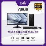 Load image into Gallery viewer, ASUS PC DESKTOP S501ME I3 13100 8GB 256GB W11 BLK -382000013W +LED 21.5 C2223HE