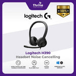Load image into Gallery viewer, Logitech Headset H390 - USB Computer Headset Stereo With Noise-Cancelling