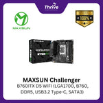 Load image into Gallery viewer, MAXSUN Challenger B760ITX D5 WIFI (LGA1700, B760, DDR5, USB3.2 Type-C, SATA3)
