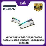 Load image into Gallery viewer, KLEVV CRAS V RGB DDR5 PC60800 7600MHz 32GB (2X16GB) - KD5AGUA80-76B360G