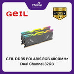 Load image into Gallery viewer, GEIL DDR5 POLARIS RGB 4800MHz Dual Channel 32GB (2x16GB) GOSG532GB4800C40DC