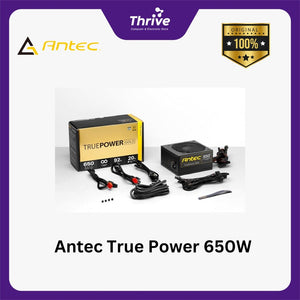 Antec True Power 650W - 80+ Gold Certified TP-650C - 5 Years Warranty Replacement