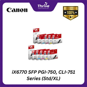 iX6770 SFP PGI-750, CLI-751 Series (Std/XL)