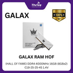 Load image into Gallery viewer, GALAX RAM HOF (HALL OF FAME) DDR4 4000MHz 16GB (8GBx2) C19-25-25-45 1.4V
