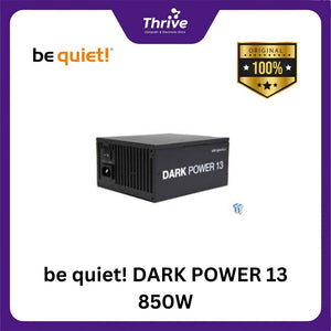 be quiet! DARK POWER 13 850W - Fully Modular - ATX 3.0 PCIe 5.0 - 80+ Titanium Certified - 10 Years Warranty - Number 1 PSU in Germany