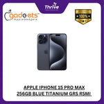 Load image into Gallery viewer, APPLE IPHONE 15 PRO MAX 256GB BLUE TITANIUM GRS RSMI INDONESIA GDN
