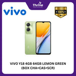 Load image into Gallery viewer, VIVO Y18 4GB 64GB LEMON GREEN (BOX CHA+CAS+SCR)
