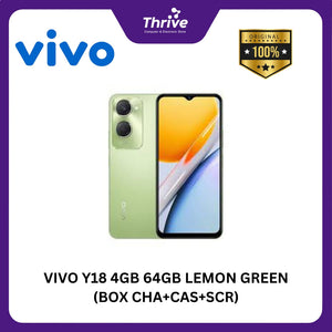 VIVO Y18 4GB 64GB LEMON GREEN (BOX CHA+CAS+SCR)