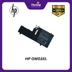Load image into Gallery viewer, HP OM03XL High-Capacity Battery – 11.55V, Original Laptop Replacement