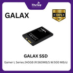 Load image into Gallery viewer, GALAX SSD Gamer L Series 240GB (R:560MB/S W:500 MB/s)
