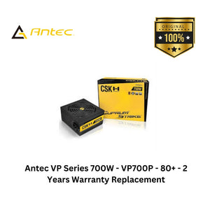 Antec VP Series 700W - VP700P - 80+ - 2 Years Warranty Replacement