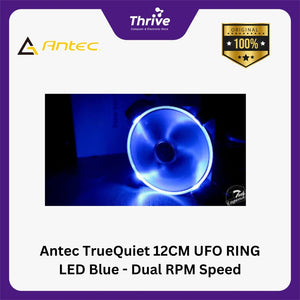 Antec TrueQuiet 12CM UFO RING LED Blue - Dual RPM Speed