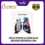 Load image into Gallery viewer, APPLE IPHONE 14 128GB BLUE GRS RSMI INDONESIA TAM
