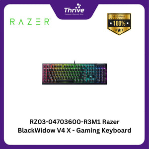 RZ03-04703600-R3M1 Razer BlackWidow V4 X - Mechanical Gaming Keyboard (Yellow Switch) - Fortnite Edition - US Layout - FRML