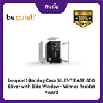 Load image into Gallery viewer, be quiet! Gaming Case SILENT BASE 800 Silver with Side Window - Winner Reddot Award
