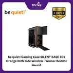 Load image into Gallery viewer, be quiet! Gaming Case SILENT BASE 801 Orange With Side Window - Winner Reddot Award
