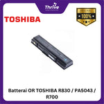 Load image into Gallery viewer, Batterai OR TOSHIBA R830 / PA5043 / R700
