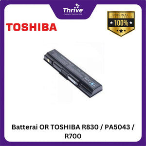 Batterai OR TOSHIBA R830 / PA5043 / R700