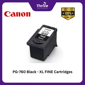 PG-760 Black - XL FINE Cartridges