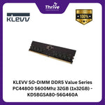 Load image into Gallery viewer, KLEVV SO-DIMM DDR5 Value Series PC44800 5600Mhz 32GB (1x32GB) - KD5BGSA80-56G460A