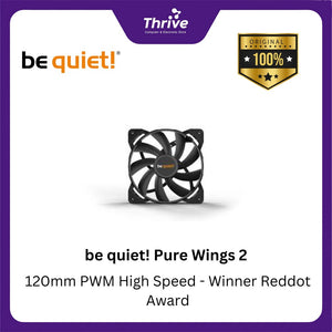 be quiet! Pure Wings 2 - 120mm PWM High Speed - Winner Reddot Award