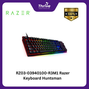 RZ03-03940100-R3M1 Razer Keyboard Huntsman V2 Tenkeyless - Optical Gaming Keyboard (Linear Red Switch)