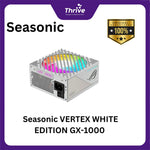 Load image into Gallery viewer, Seasonic VERTEX WHITE EDITION GX-1000 - 1000W Fully Modular - 80+ Gold Certified - ATX 3.0 Compatible - PCIe 5.0 Ready - 10 Years Warranty Replacement
