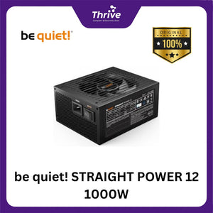 be quiet! STRAIGHT POWER 12 1000W - Fully Modular - ATX 3.0 PCIe 5.0 - 80+ Platinum Certified - 10 Years Warranty - Number 1 PSU in Germany