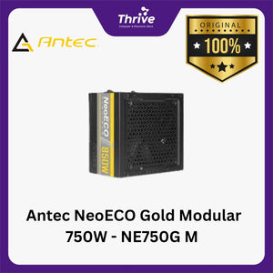 Antec NeoECO Gold Modular 750W - NE750G M - 80+ Gold Certified - Fully Modular - 7 Years Warranty